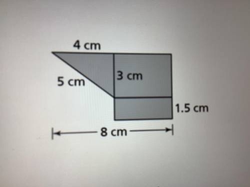 What is the area of the shape ?