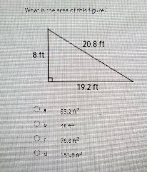 What is the area of this figure? ​