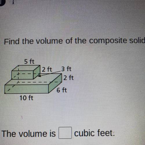 Find the volume of the composite solid: