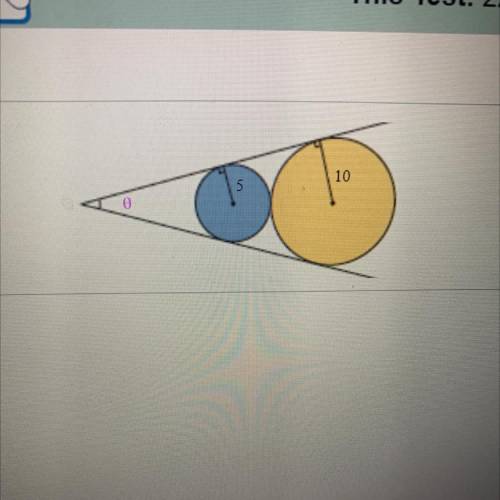 Find the value of the angle o in degrees rounded to the nearest tenth of a degree.