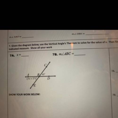I need help finding what the answer for m