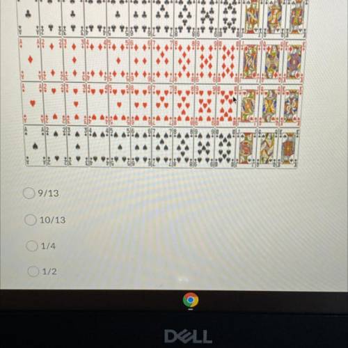 Using a standard deck of cards, what is the probability of drawing a numbered card,

given it was