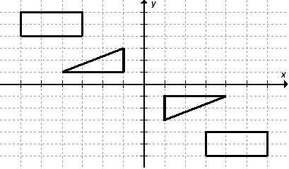 In the figure shown below, the two triangles are congruent, and the two rectangles are congruent. B