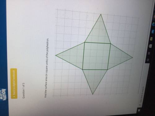 Find the surface are (in square units) of the polyhedron.