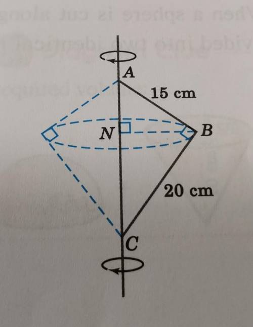 In the figure, a triangular board ABC is right-angled at B. The

lengths of the two legs are 15 cm