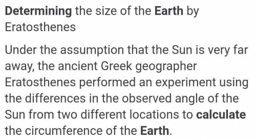 Can you help me answer these two please

2.How did astronomers figure out that the earth is round