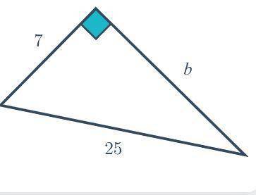 50. Find the length b of the unknown side in this triangle.