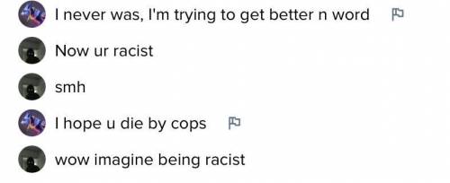 Person is white btw racist