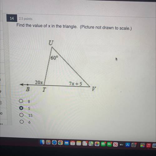 Can someone please help me with this question ASAP this test is timed. Thank you