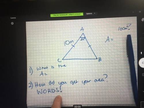 Find the Area of the Triangle