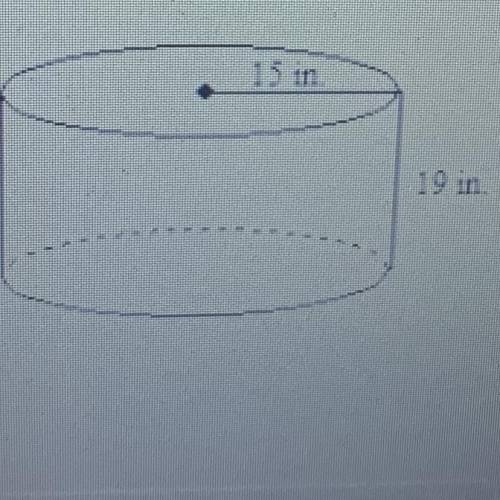 Find the volume. Round to the nearest whole number