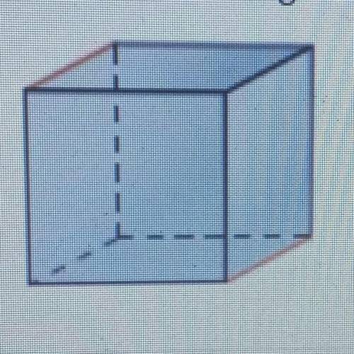 Describe a cross section formed by a plane intersecting the cube as follows: the cross

section cu