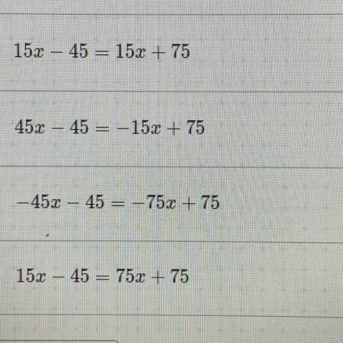 Can someone please teach me how to solve these type of equations?