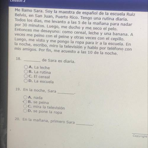 If you know spanish can you plz help me on this i cant read in spanish