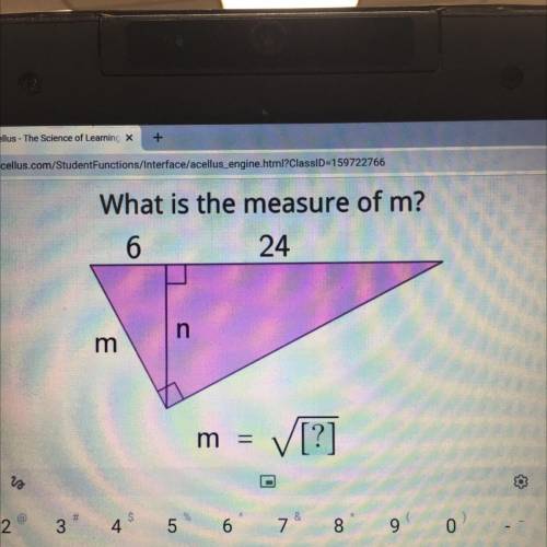 What is the measure of m
pls help :)