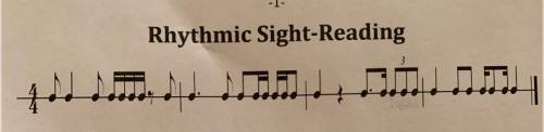 Can someone help me clap this rhythm? With numbering?