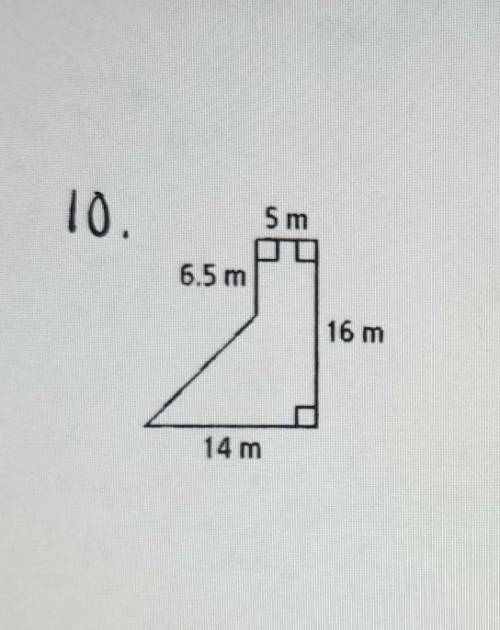 Find the area of this figure​