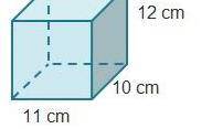 What would be the surface area of the prism if the length of each side is cut in half?