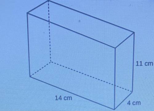 Will give BRAINLIEST and points :))

Find the VOLUME and the SURFACE AREA of this rectangular pris