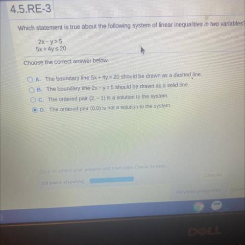 2x - y>5
5x + 4y s 20
pls answer!!!