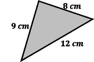 Is the triangle below a right triangle? Why or why not?