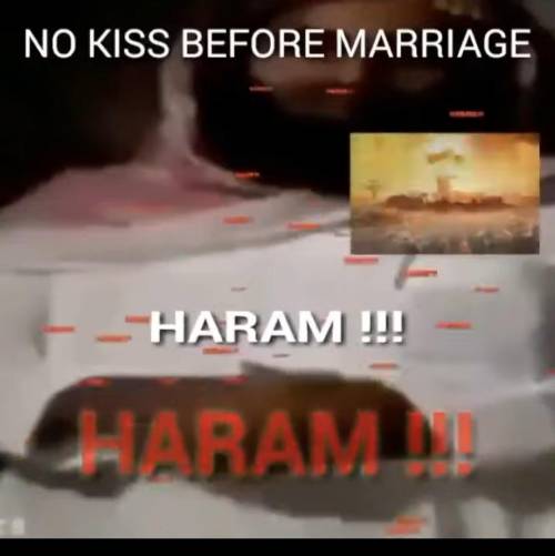 NO KISS BEFORE MARRIAGE#stayhalal​