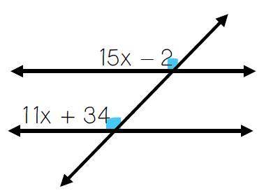Solve for X in the Following Figure
x= ?
