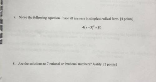 Pls help and show work, the 2 questions go together