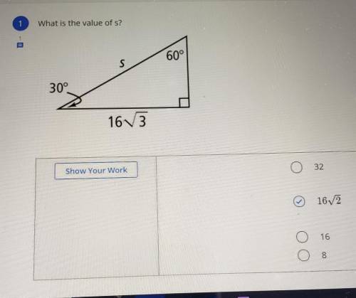 What is the value of s​