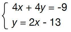 Which of the following ordered pairs are solutions to the system of equations below?

*NEED TO BE