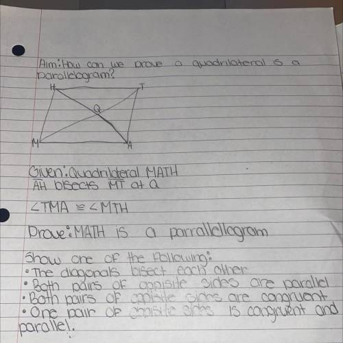 How can we prove a quadrilateral is a parallelogram?