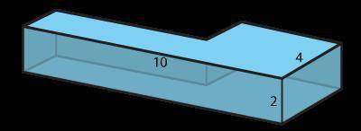 What is the volume of this prism

56 cubic units
16 cubic units
112 cubic units
28 cubic units