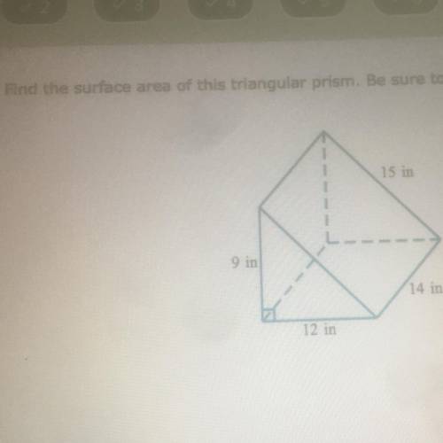 Surface area 20 points