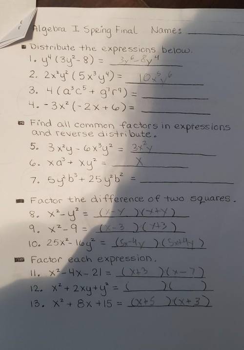 HELP PLEASE FAST help with 3,4,7,12 please ​