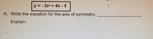 Please help, im stuck and being timed. I just need the equation & an explanation as to why that