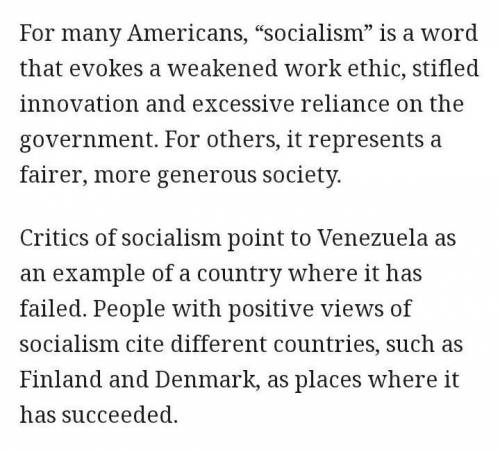 How do people think about socialism vs. capitalism in the U.S?