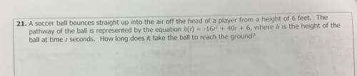 Help with number 21 please
