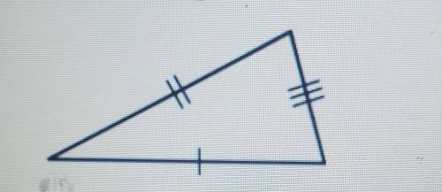 Name this triangle Acute, Scalene Obtuse, Scalene Right, Isosceles Acute, Equilateral​