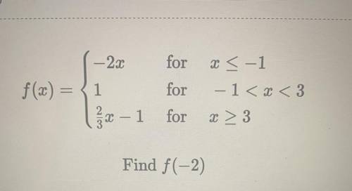 I need to find f(-2) help :(