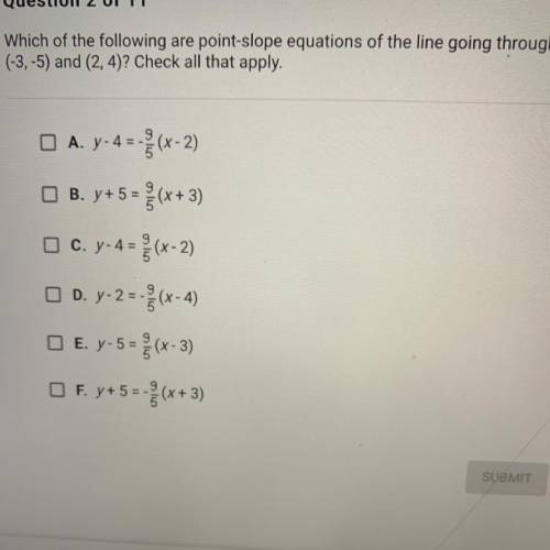 Help pleaseWhich of the following equations describes th