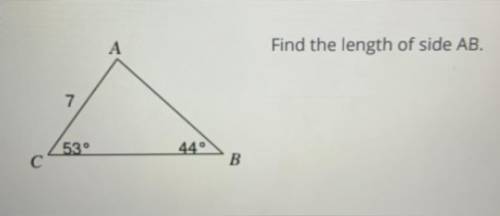 Find the length of side AB.