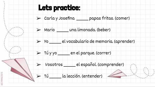 Graded Practice Preterite Tense of Regular Verbs - Only the smartest person in their Spanish class