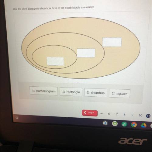 36

Use the Venn diagram to show how three of the quadrilaterals are related
mation
HINA
'N US
par