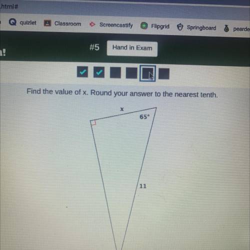 ￼PLEASE I NEED HELP! I need to find the value of X rounded to the nearest tenth