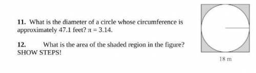 What is the area of the shaded region in the figure? Hurry please And please answer with no lin