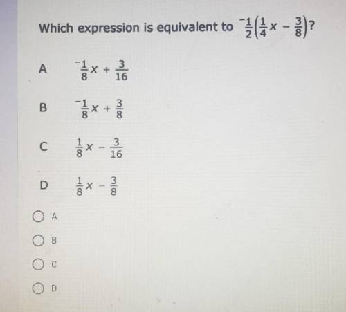 Which expression is equivalent to​