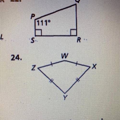 PLEASE HELP! give the most specific name for the quadrilateral and explain your reasoning (number 2