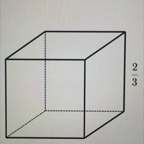 Find the surface area of the cube shown below.
will mark brainliest