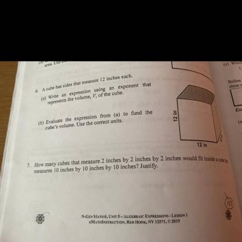PLEASE HELP QUESTION 6 AND 7