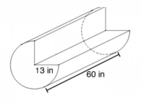 Find the surface area of the figure. It is a wood bench created by cutting a quarter out of the cyl